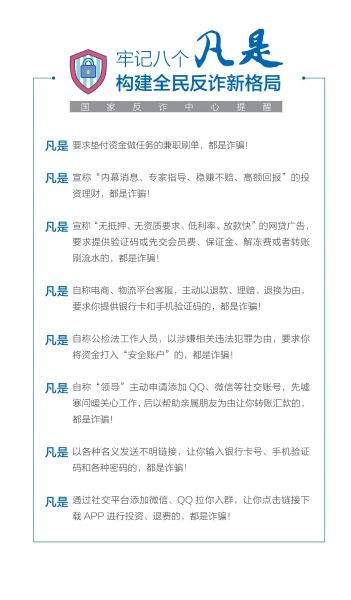 （官网）反诈宣传图片
